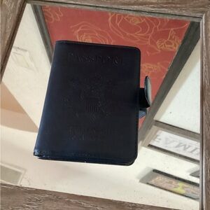 Navy Blue Passport Holder